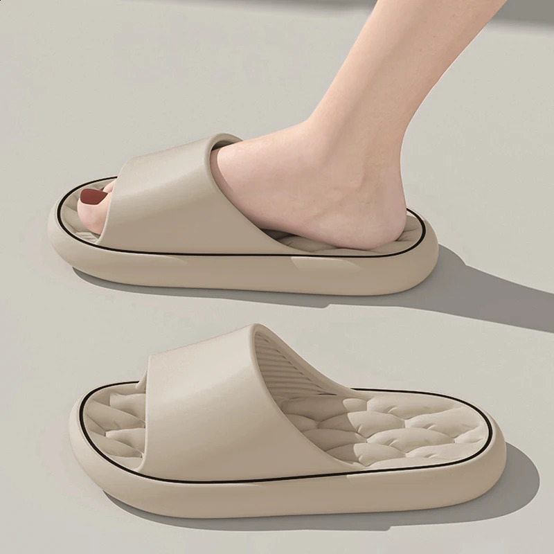 Slippers for men summer outdoor wear 2024 indoor home bathroom non-slip wear-resistant beach sandals for women 250725