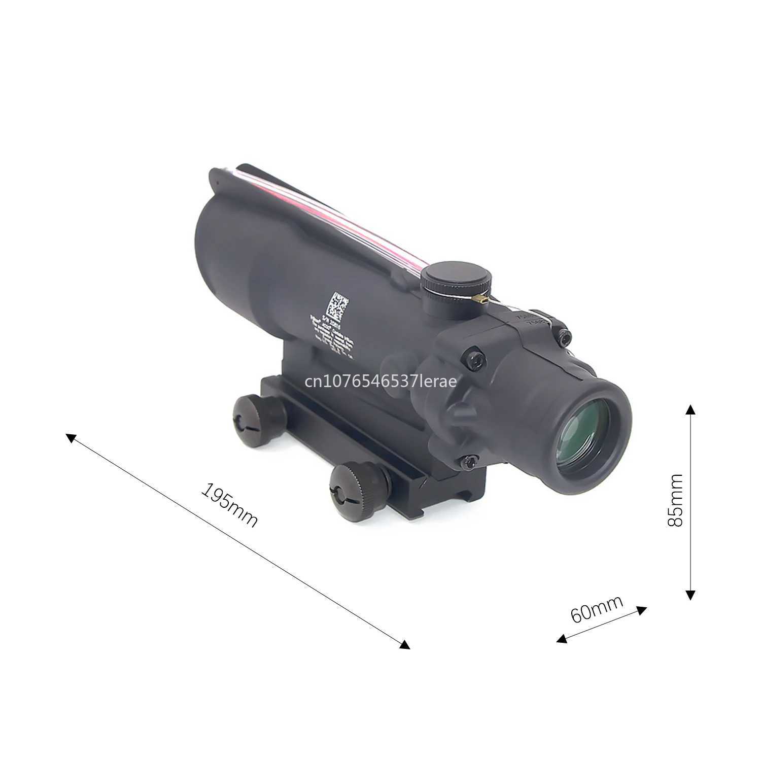 igh Quality Prism Scope 535 Hunting Riflescope Red Glass Etched Reticle Real Fiber Optics Tactical Sights For Rifle Shooting R250730