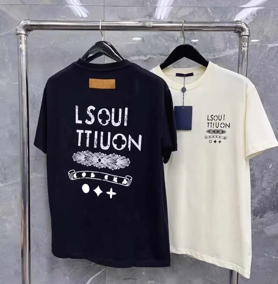 Summer high quality clothing brand designer men's and women's casual T-shirt Men's printed letter short sleeve round neck men's fashion T-shirt 88