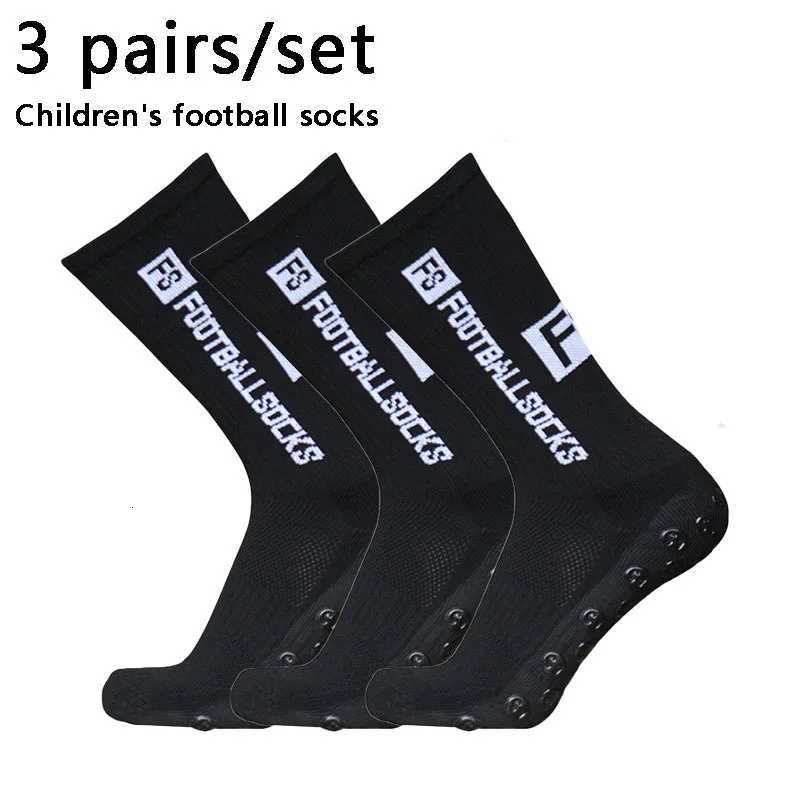3 Pairs 34-39 New Children and Youth Sports Breathable Soccer Socks Square Silicone Non-Slip Grip Football Socks Futbol Z250731