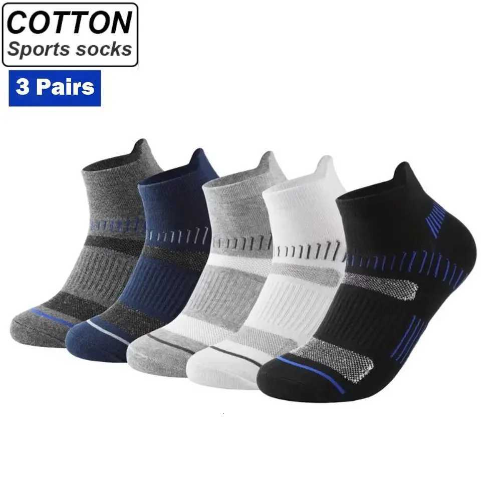 3 Pairs Sports Socks Breathable Athletic Cushioned Support Ankle Socks High Quality Fitness Sport Basketball Running Socks Z250731