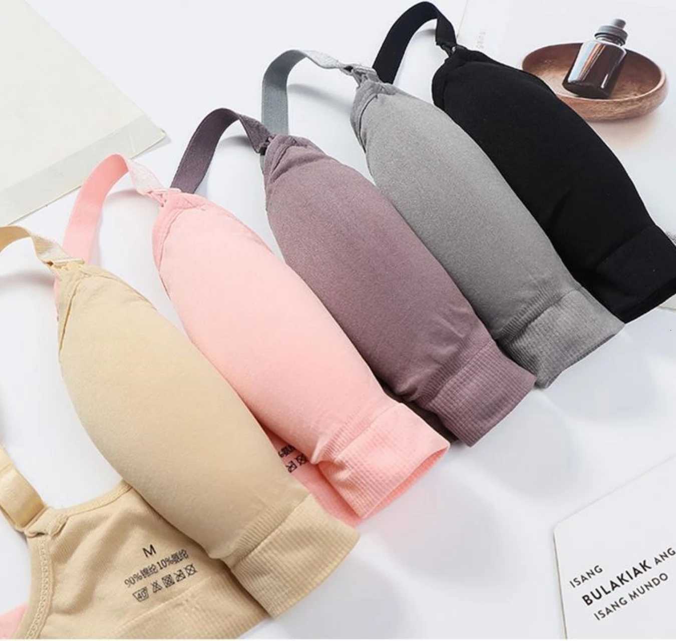 3pcs/Set Maternity Nursing Bras Cotton Breastfeeding Pregnant Underwear Seamless Large Size BreaTHable Push Up Bra Z250730