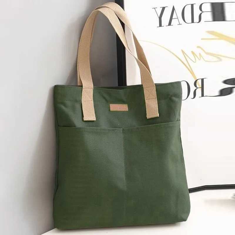 Womens Tote Bag Canvas Sewing Thread Large Capacity Advanced Sense Handbag Convenient Practical Females Commuter G250729