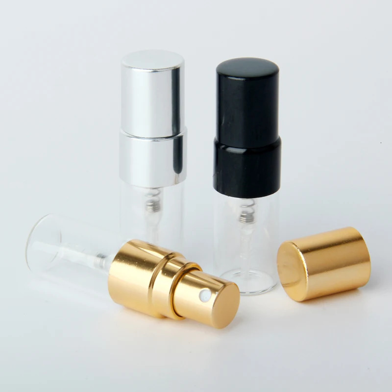 100PCS/Lot 2ml/3ml/5ml/10ml Refillable Perfume Bottle Empty Spray Bottle Atomizer Perfume Bottles 250726