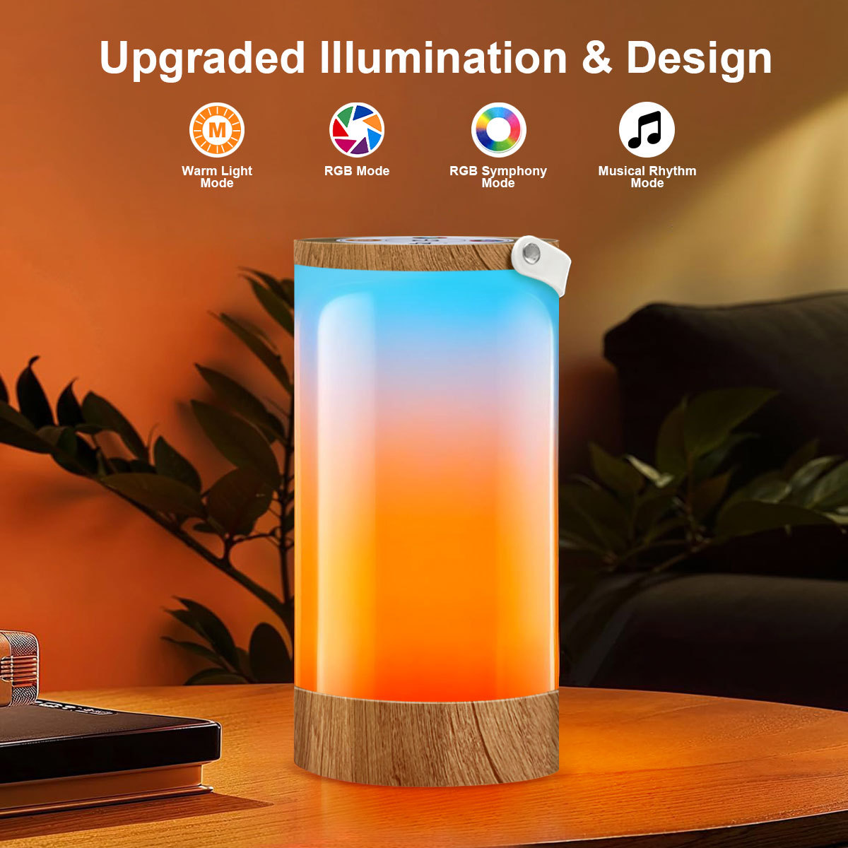 Baby Care LED Sleep Lamp with Charging Feature - Ideal Bedside Reading Companion-HCP030