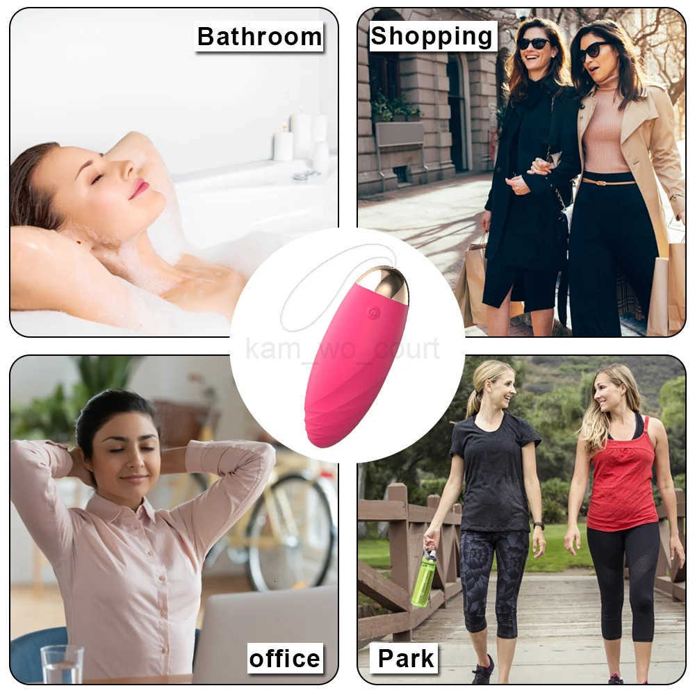 10 Modes Remote Control Body Massager Vibrator for Women Wireless Jump Egg Vibrator Egg Clitoris Stimulator Mini Bullet Vibrator M250731