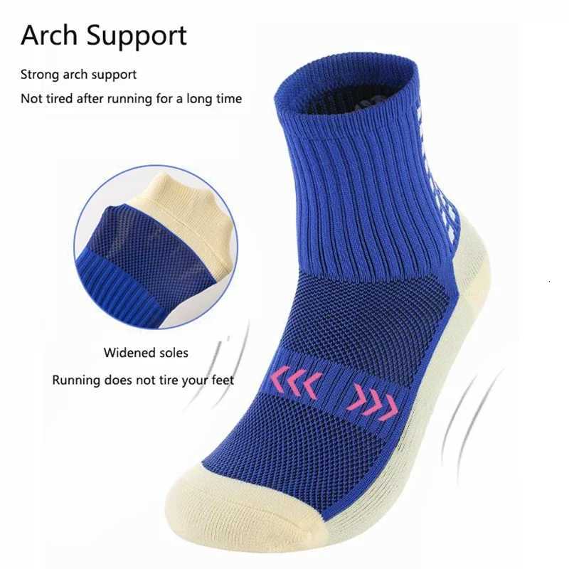 Mens Football Soccer Socks Sports Cycling Grip Socks Anti-Slip Non-Slip Grip Pads for Football Basketball New Z250731