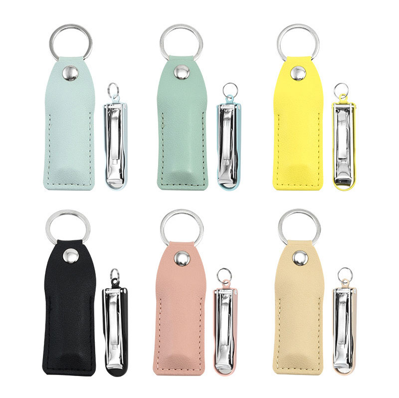 Folding Stainless Steel Nail Clippers with Sharp Blade Edge - Convenient Keychain Tool