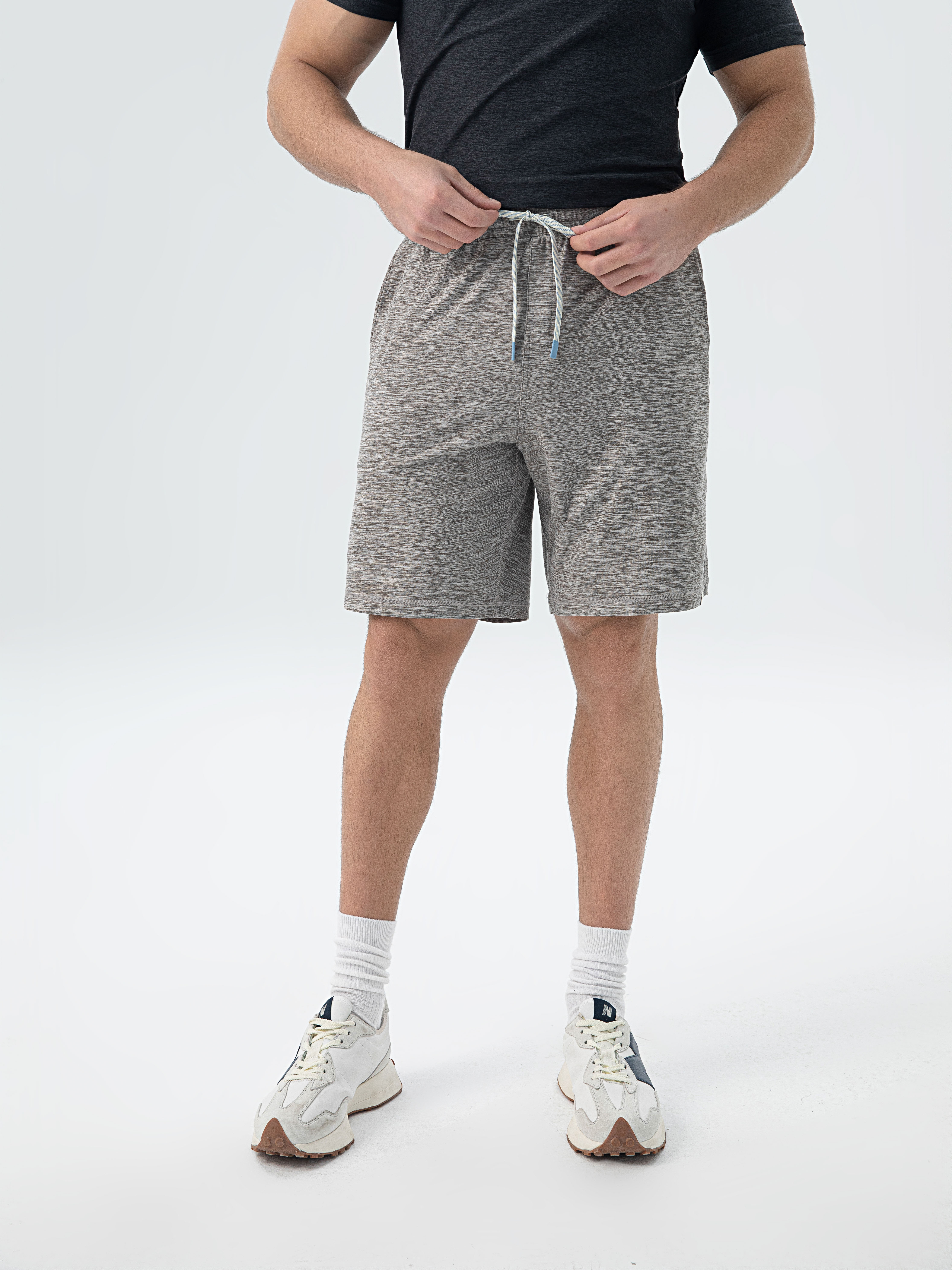Breathable Gray Men's Linen Shorts for Comfortable Summer Outfits