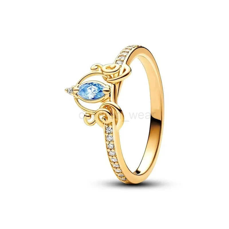 Disney 2025 Classic Princesses Ring For Original Pan Jewelry Women DIY Gifts Womens Ring En Fashion Woman Jewelries Luxury Jewelry W20250731