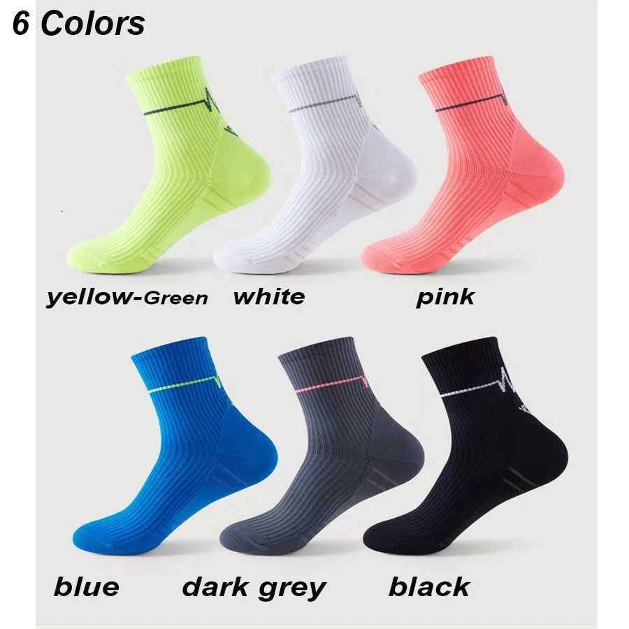 5 Pairs Professional Sports Socks Quick-Drying Sports Socks Fit Sweat-Absorbing Training Running Sports Ride Socks Z250731