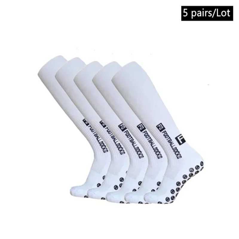 1/5/6 Pairs New Long Football Socks Silicone Suction Cup Grip Anti-Slip Soccer Socks Sports Men Women Baseball Rugby Socks Z250731