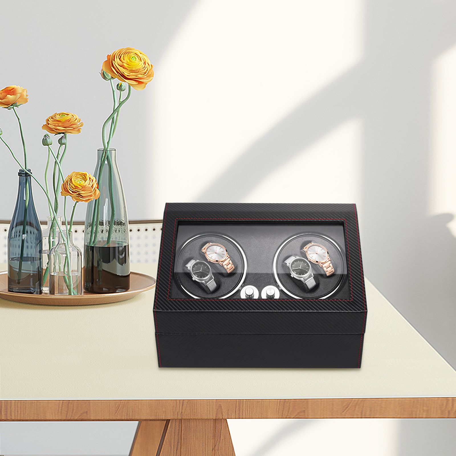 Watch Winder High Quality Automatic Watch Shaker, Silent Motor Case, Mechanical Case, Watch, Storage, Watch Jewelry Display