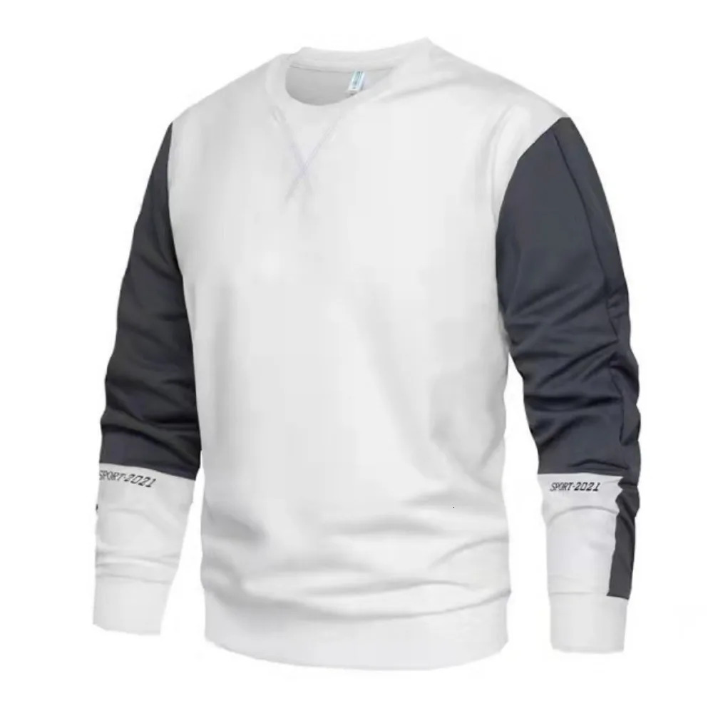 Sweatshirt Mens Sweatshirts Spring and Fall Oneck Korean Version Slim Fit Longsleeved Bottoming Tshirt Male Hoodie 250729