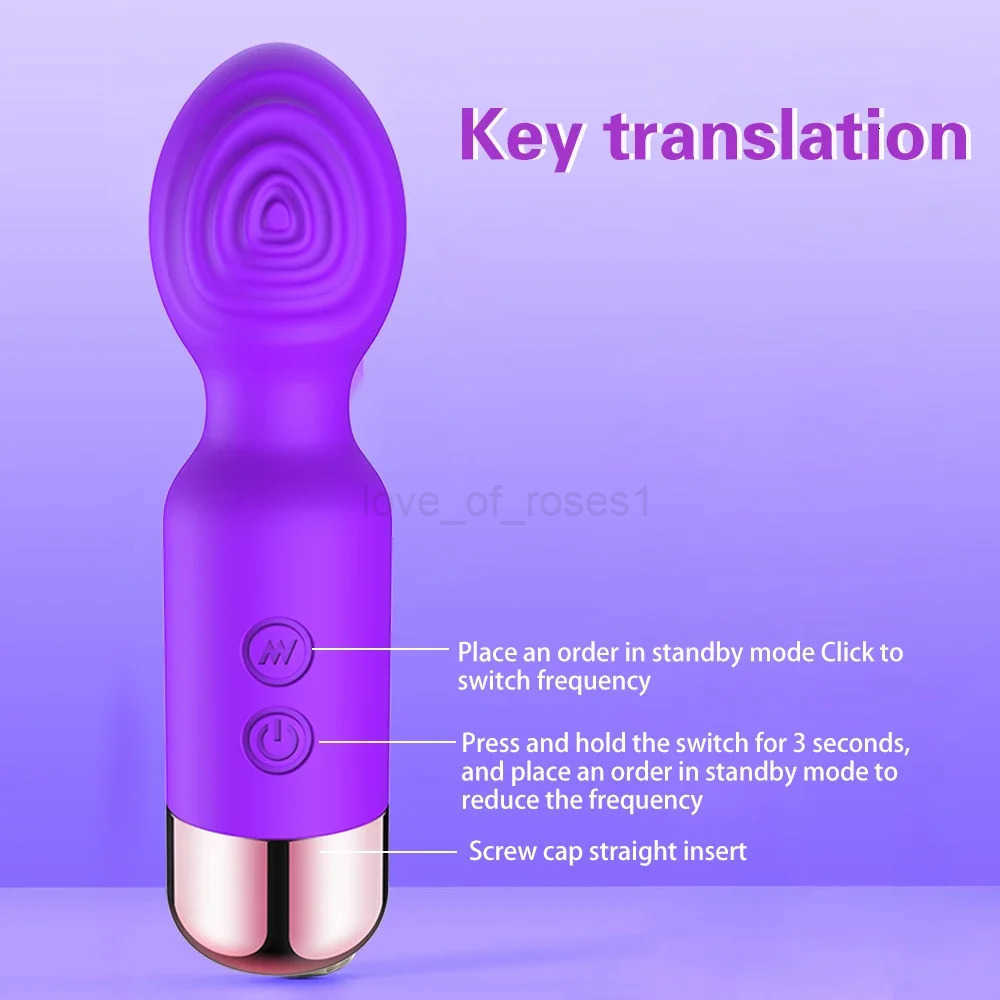 10 Speeds Powerful AV Vibrator Magic Wand Clitoris Stimulator Sex Toys for Women G-spot Massager Adult Female Sex Erotic Product Z250731