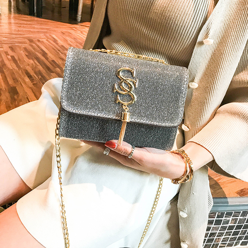 Designer Bag Trendy Women's Bag 2025 New Luxury Bag Small Bag Women's Fashion Korean Version Double S Chain Women's Crossbody Bag Cross