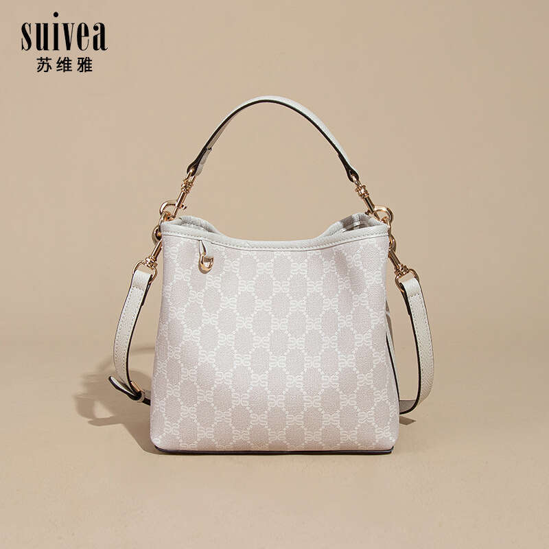 2025 New Textured Print Style Handbag for Women Large Capacity Exquisite High-end Fashion Single Shoulder Crossbody Bag