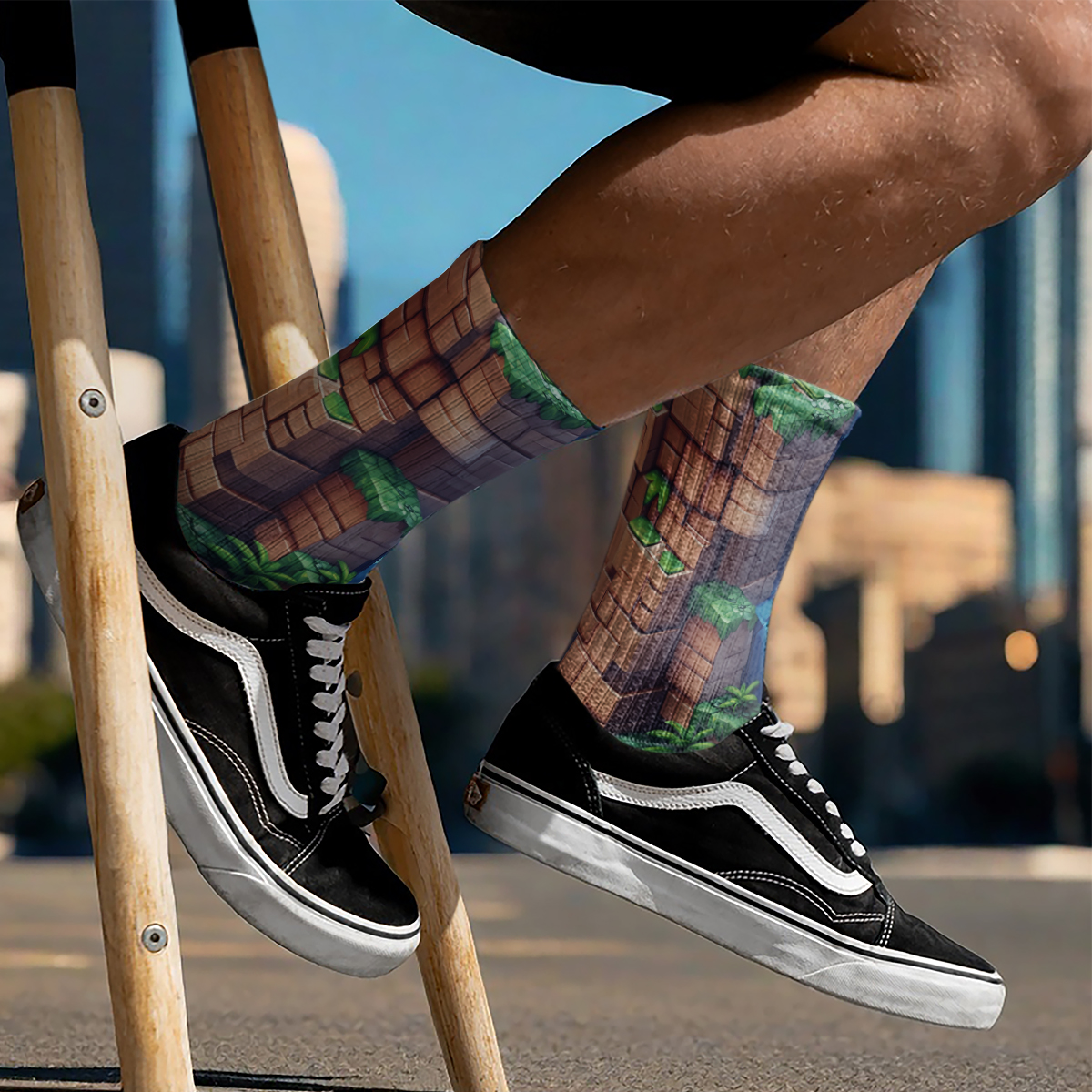 Block - World Adventure Unisex Tube Sock C113