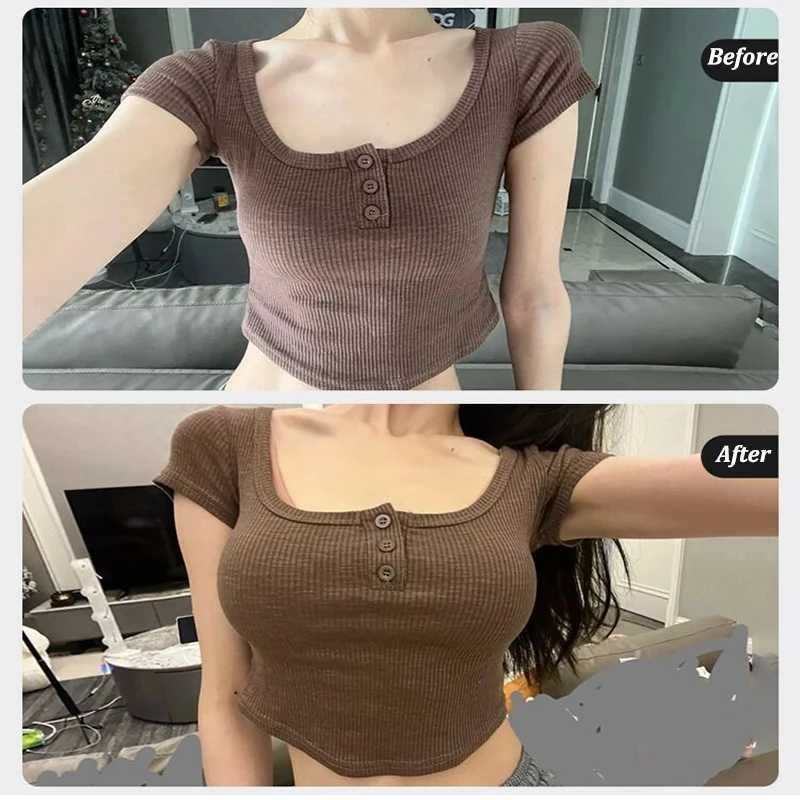 3PCS Women Solid Color Bras Sexy Deep V Neck Brassiere English Letter Straps Push Up Bras Female Comfortable Underwear No Steel Z250730