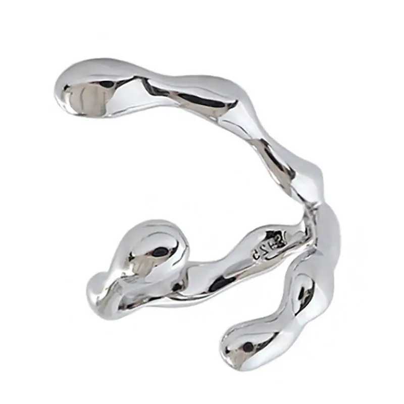 Fashion 925 Sterling Silver Pearl Ring High Quality Geometric Shape Ring Delicate Accessories Birthday Party Gift y250730