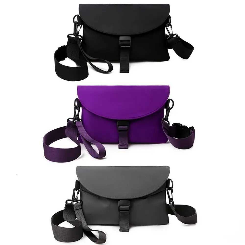 Men Nylon Chest Pack Cellphone Pouch Outdoor Sports Cross-body Bag Casual Running Cycling Sling Bag Y250730