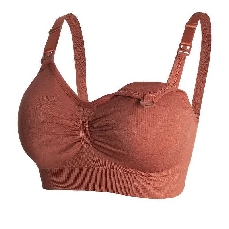 Push Up Drop Cup Wire Free Maternity Nursing Bras for Pregnancy to Breastfeeding - Supportive Comfort Z250730