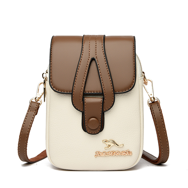2025 Summer New Women's Shoulder Bag Simple And Niche Design For Outdoor Women's Mobile Phone Bag New Soft Leather Women's Crossbody Ba