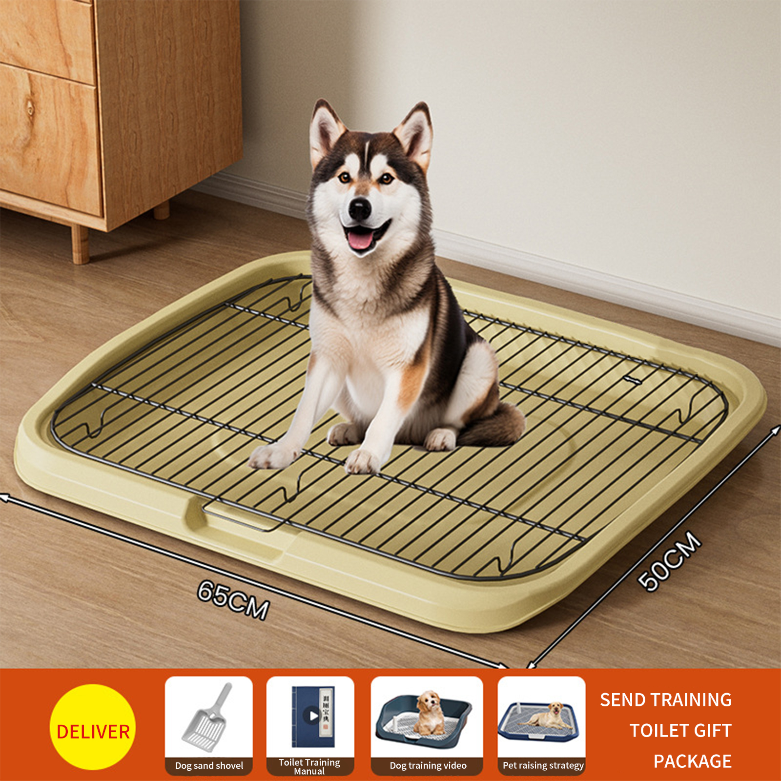 A complete list of medium-sized and large automatic supplies for pet dog toilets, including cleaning, anti stepping pet toilets and small dogs