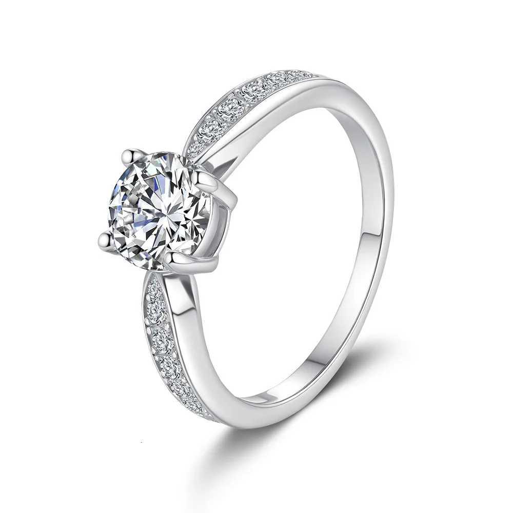 925 Sterling Silver Womens Four Prong Fashion Luxe Elegant Ring Perfect for Daily Wear Engagement and Wedding Ring y250730