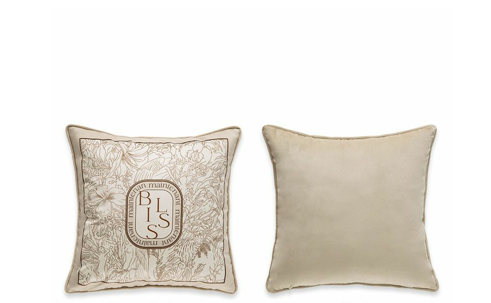 Farmhouse Retro Cushion Cover Soft Velvet Floral Pillowcase Shell Luxury Art Designer Home Decoration Sofa Couch Bed Decor 45x45cm