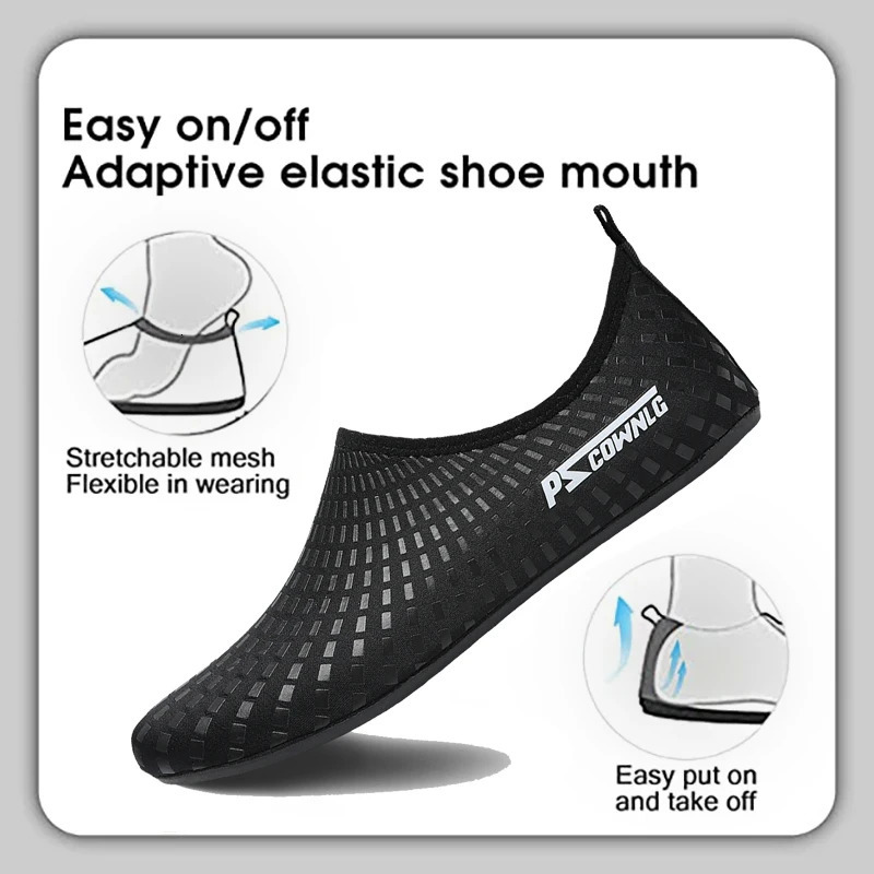 Men Women Beach Swimming Water Sports socks Barefoot sports water shoes Fitness Dance swimming surf snorkeling shoes 250725