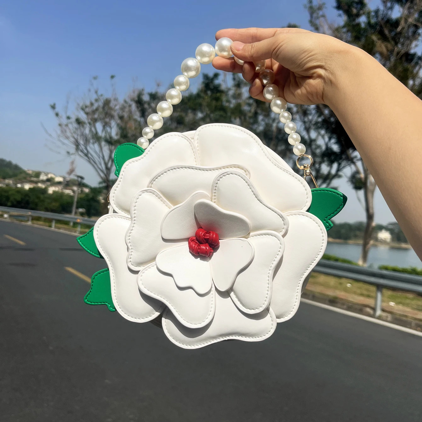 Purses And Handbags For Women Bag Funny Flower Shape Purse Bags Golden Bag Party Evening Bag Banquet Bag Shoulder Bag 250731