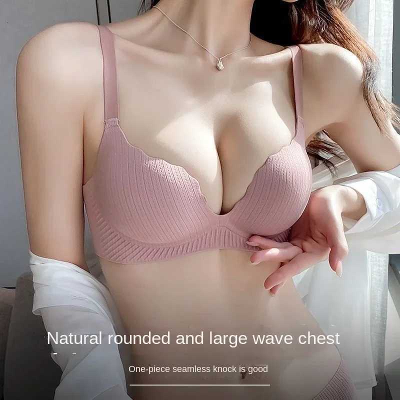 2024 New Push Up Bra for Small Chest Ultra Thick 6CM Padded No Steel Ring Comfortable Sexy Lift Lingerie for Flat Chest Women Z250730