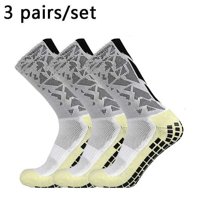 3 Pairs New 2024 Men Women Camouflage Arrow Soccer Socks Breathable Sports Silicone Anti Slip Grip Football Socks Z250731