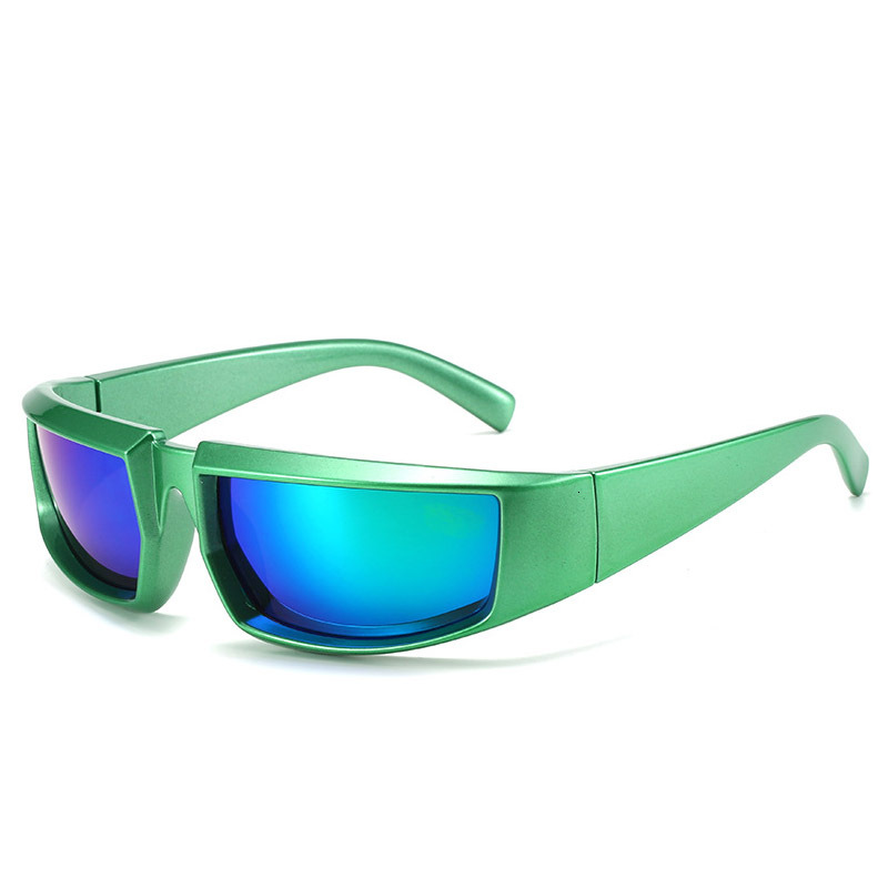 Vintage Y2K Sunglasses Women Men Fashion Luxury Brand Designer Trend Punk Outdoor Sport Cycling Shade Eyewear UV400 Gafas De Sol