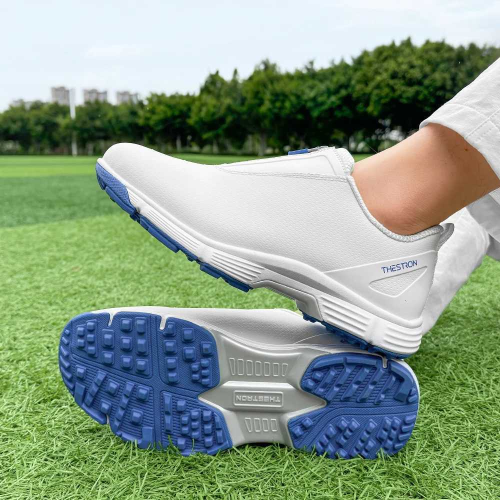 Waterproof Golf Shoes Men Spikeless Golf Sneakers Outdoor Walking Footwear Y250731