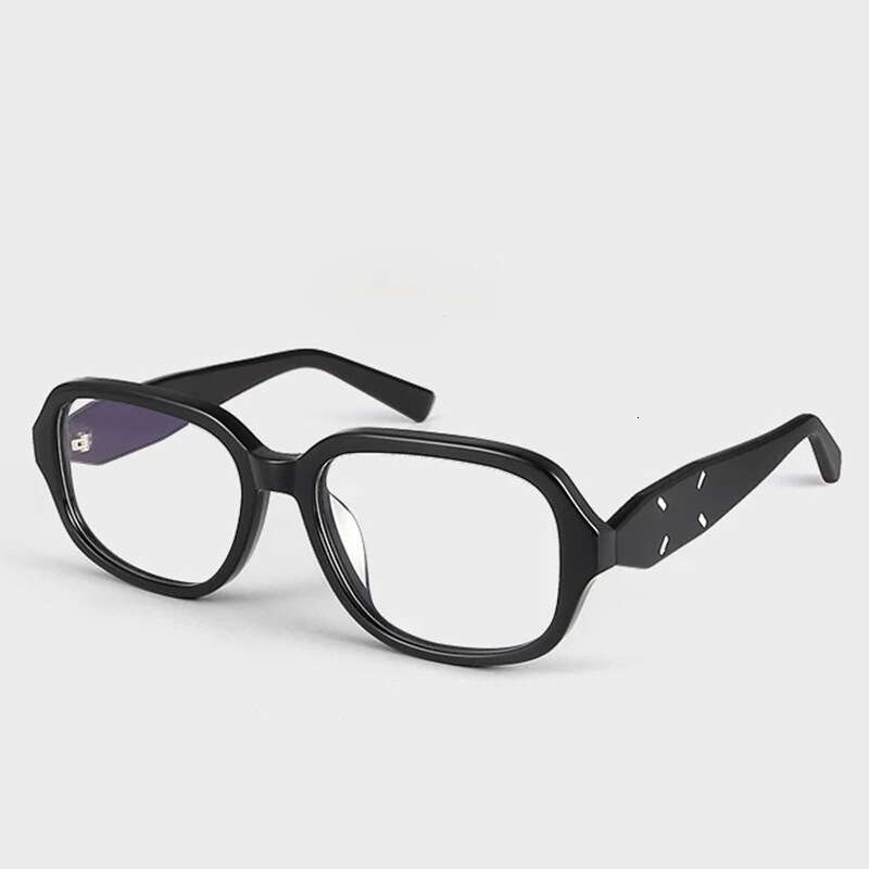 DHcollections Trendy Blue Light Blocking Glasses Anti Eyestrain, Retro Square Frame, Prescription-Friendly for Work/Gaming (Multiple Colors)