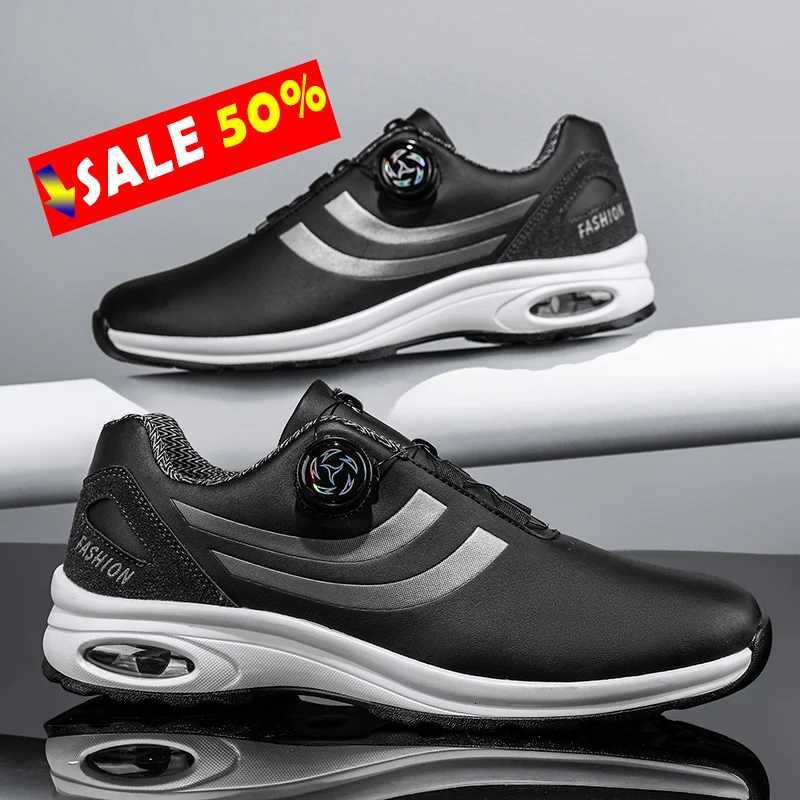 Golf Air Cushion Men Sports Running Driving Shoes Breathable Lightweight Comfortable Athletic Non-Slip Rotating Sneakers Y250731