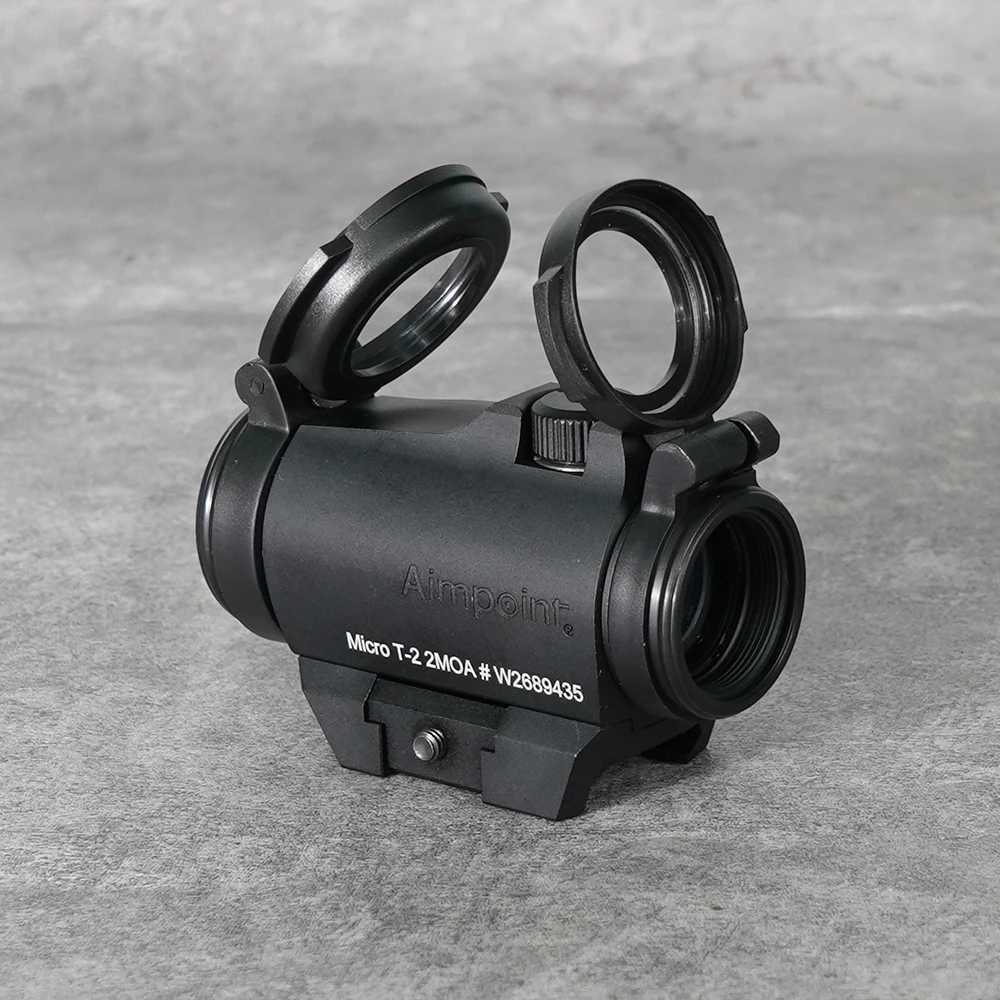 2025 Ver 1X22 AIMT 2Red Dot Sight Reflex Sight For Airsoft With 1.54 1.93 2.26 Inch Mount Full Markings R250730