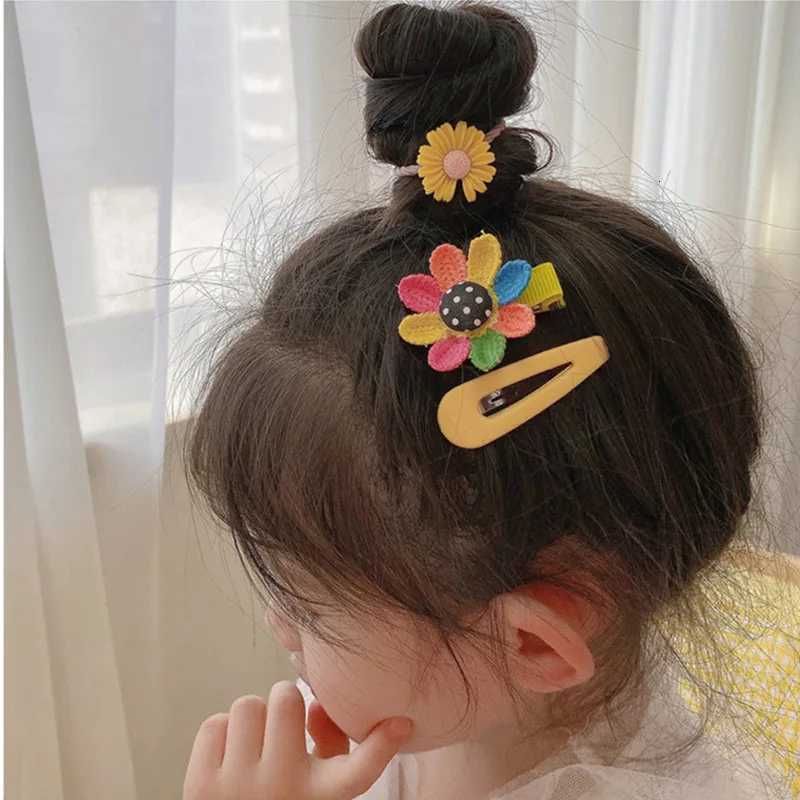 14 Cartoon Baby Hair Clip Set Flower Fruit Baby Girl Barrettes Bangs Hairpins Kids Hair Accessories R250730