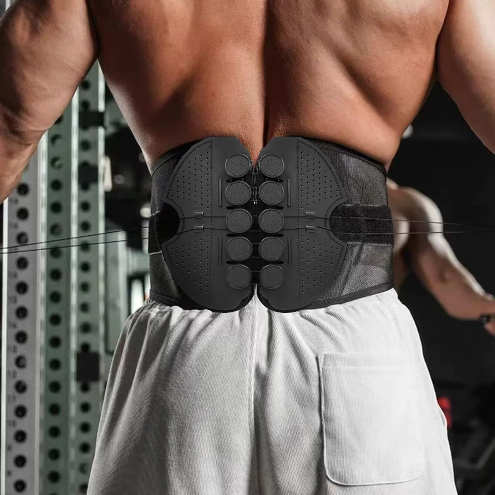 Unisex Lumbar Support Wrap Breathable Waist Back Brace Protector Guard for Posture Corrector Waist Warm 250726