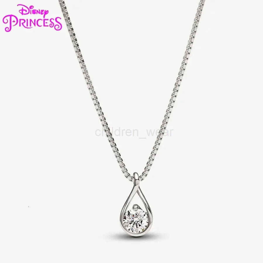 Disney 2024 Disney New Infinite Love Ring Necklace Earrings Fit Original Pandora Jewelry DIY Gift W20250731