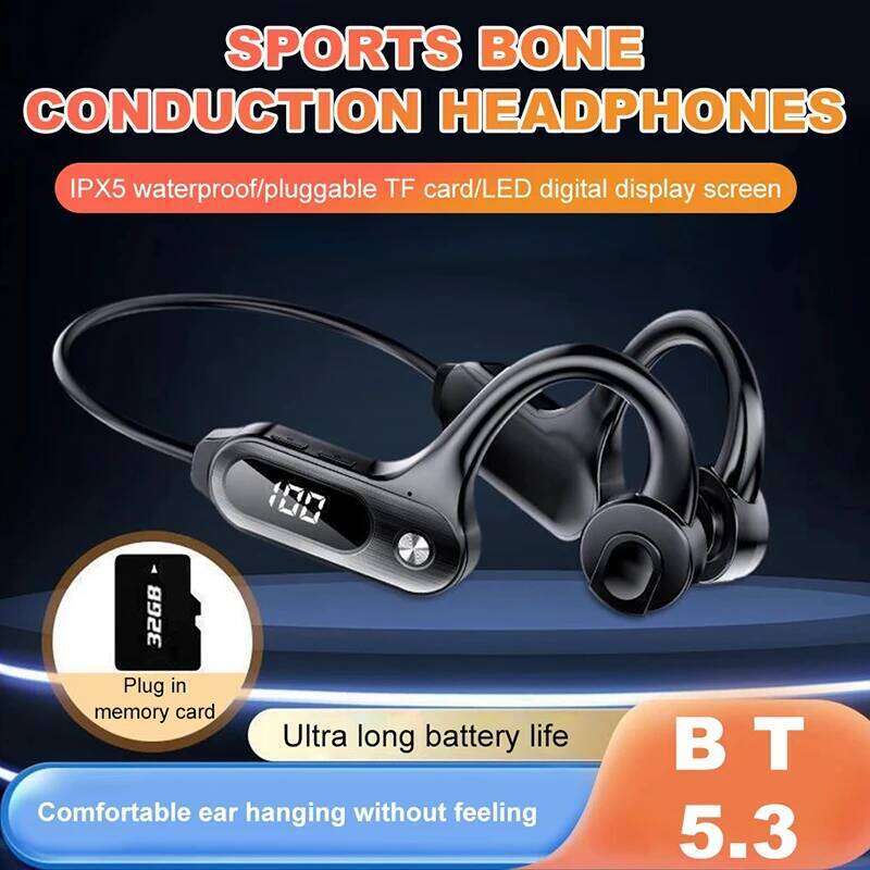 Designer Famous Brand Swimming Bone Bluetooth Double G Memory Earless IPX Waterproof Air Conduction Headphones Hot