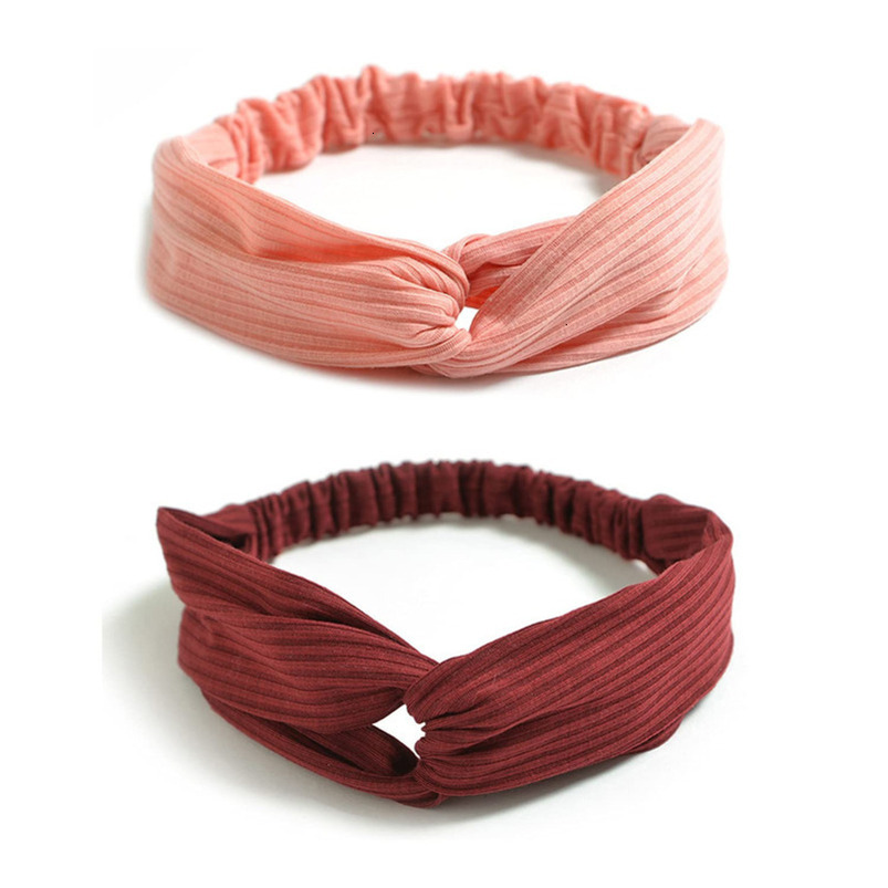 DRESHOW 10 Pack Boho Headbands for Women Girls Criss Cross Elastic Band Twisted Head Wrap Floral Hair Accessories