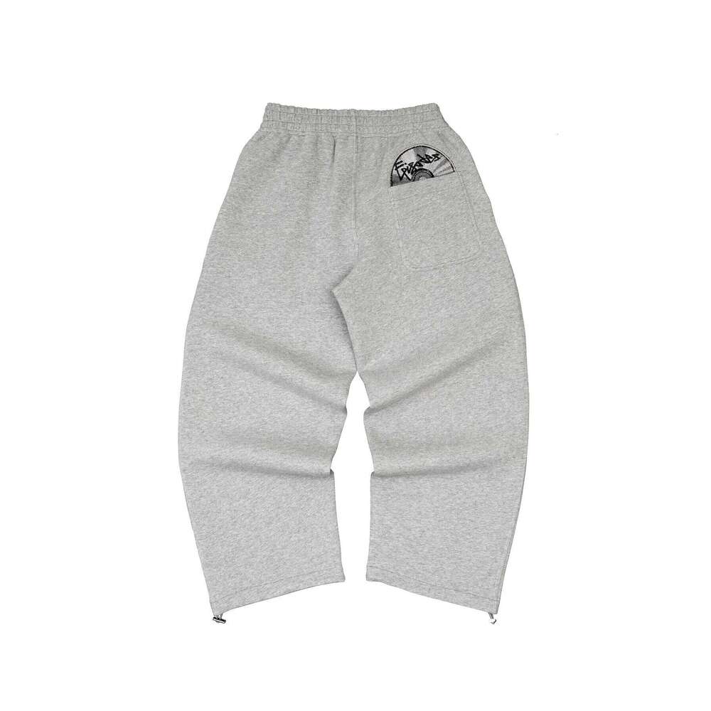 Hip Hop Optical disc ebroidered graphic Casual Sweatpants Y2K Pants Men Gothic Design Baggy Elastic Waist Jogging