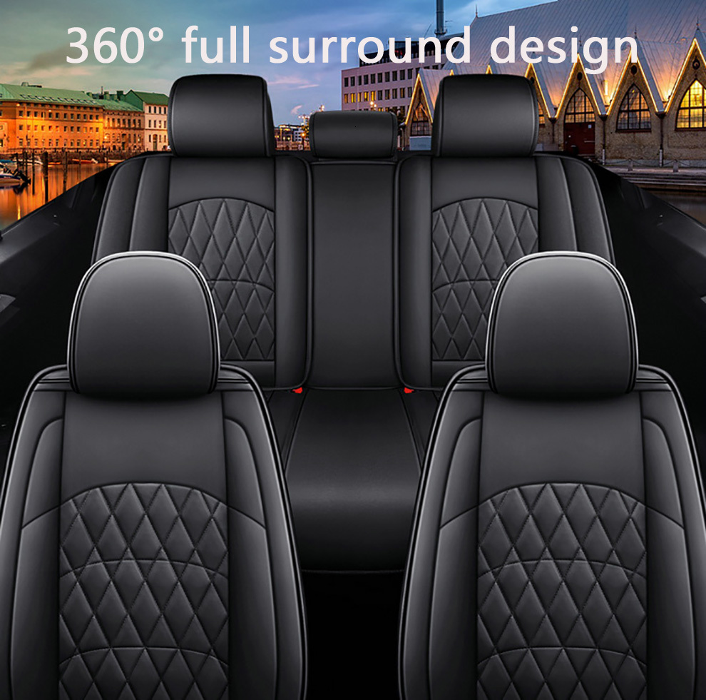 Leather Car Seat Cover For Hyundai SONATA I30 I40 SOLARIS CRETA Ix35 TUCSON GETZ Santa Fe Accent Car Accessories