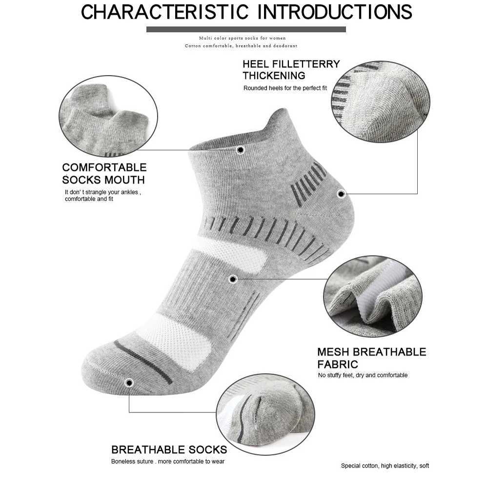3 Pairs Sports Socks Breathable Athletic Cushioned Support Ankle Socks High Quality Fitness Sport Basketball Running Socks Z250731