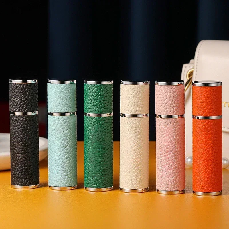 5ml-10ml PU Leather Bottom Filling Refillable Perfume Atomizer for Travel Spray Bottle Fine Mist Gift Fragrance Cosmetic 250726