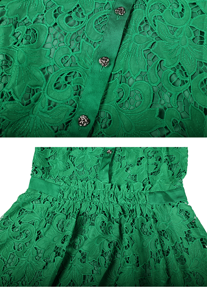 Women's Purple Lace Straight Long Skirt High Waist A-line Buttoned Elegant Water-Soluble Lace Skirt 6116433