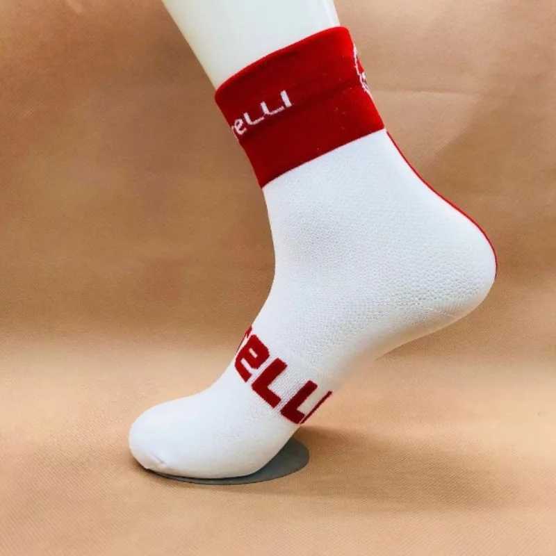 Four-color Mens and Womens Cycling Socks Sports Socks Breathable Sweat-absorbing Running Outdoor Sports Bicycle Accessories Z250731